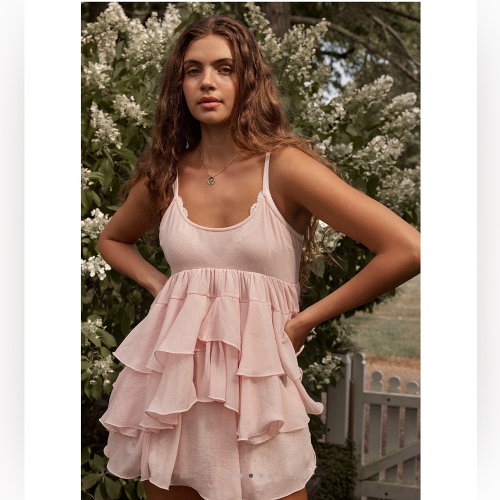 NWT Free People Runaway Rockstar mini slip medium